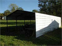 15 ft x 35 Ft x 8 Ft Car Port WELDED Pipe Fixture