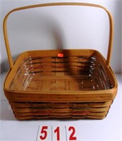 Large Square Basket with Plastic Liner