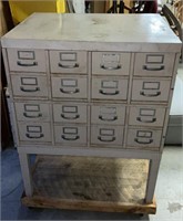 16 drawer file cabinet