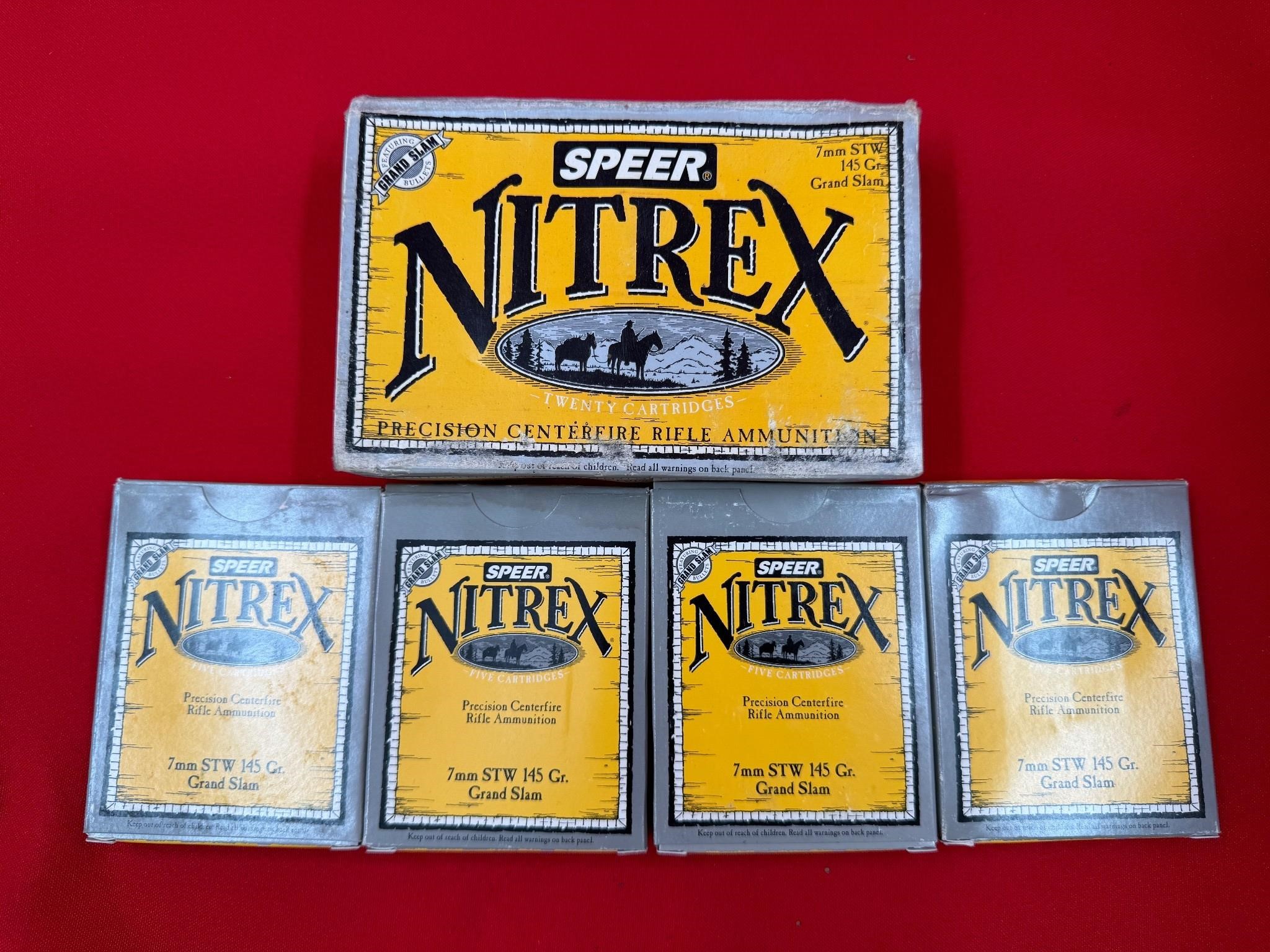 20 Rounds of Speer Nitrex Grand Slam 7MM STW Ammo