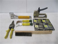 STAPLER & HAND TOOL LOT