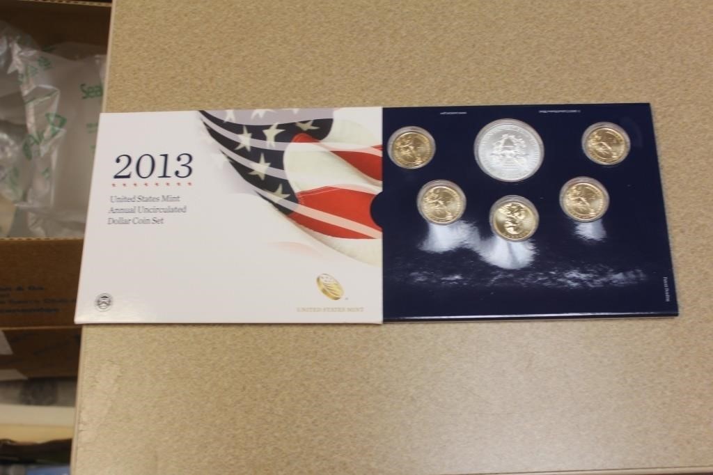 2013 Annual Uncirculated Dollar Coin Set