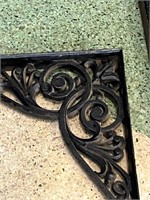 Pair of Cast Iron Wall Brackets, Pot Stand and