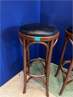 Pair of Tall Bentwood Stools, Small Variations
