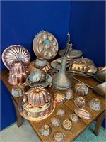 Good Selection of Copper Moulds, Ladles, Sieves