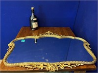 Decorative Gold Mirror and an Eight Branch