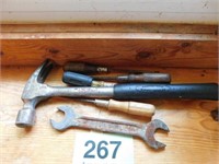 Hand tools:  Craftsman metal hammer -
