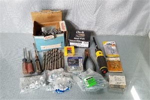 Drill Bits,  Roofing Nails ,Screwdrivers,