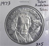 1973 John Audubon Token