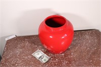 Himark Giftware. Pot. RED. Made in Italy. 10"