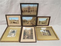 7 VENICE HAND COLORED PHOTOGRAPH: