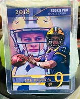 2018 Rookie Pro Joe Burrow rookie Card