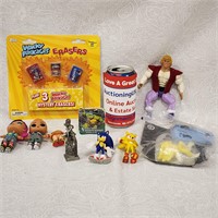 Vintage Pop Culture Lot Of Toys 1981 He-Man Sonic