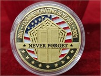 Colorized 9/11 Commemorative Coin
