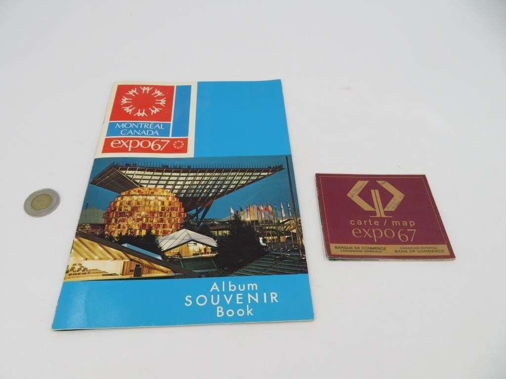 Expo 67 , album souvenir + map