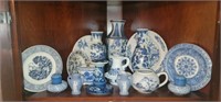 Lot of Blue Willow Dishes