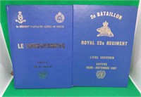 Royal Regiment 1987 1988 French Hardcover Books