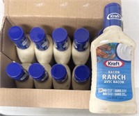 10 PIECES OF 475 ML KRAFT BACON RANCH DRESSING