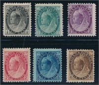 CANADA #74-77 & #78-79 MINT AVE-VF HR