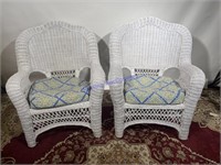 White Wicker Chairs
