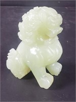 Jade foo dog figurine