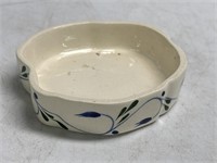 Signed Pottery Trinket Dish