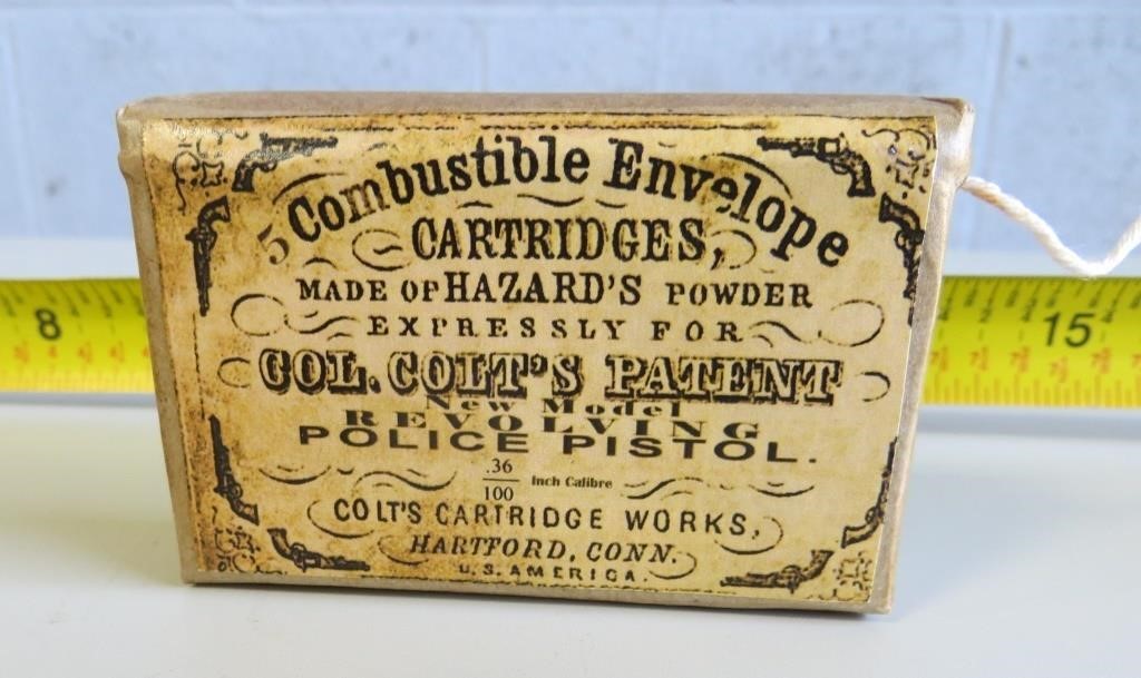 Colt's Cartridge Works Combustible Envelope
