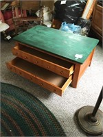 Two drawer pine coffee table