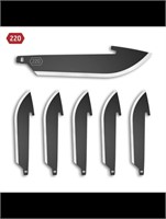 Outdoor Edge Black 2.2in Replacement Blades 6 Pcs