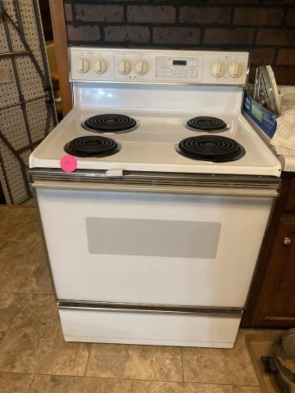 WHIRLPOOL ELECTRIC RANGE AND OVEN