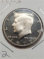 1977-S Clad Proof Kennedy Half Dollar