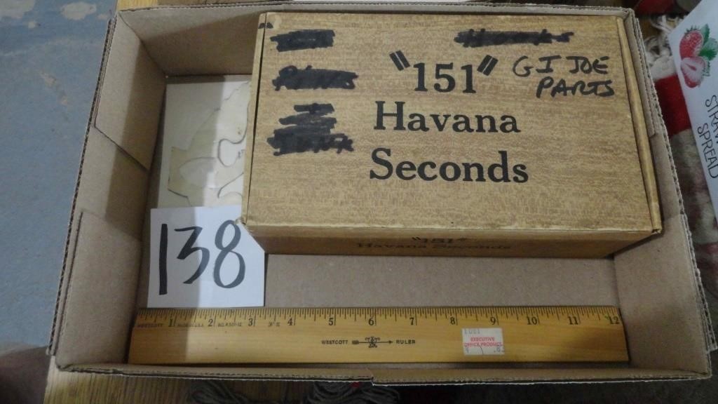 Cigar Box /Ruler Lot