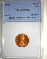 1978-S Cent PR70 DCAM RD LISTS $3500