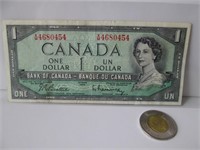 Vintage 1954 Dollar Canada