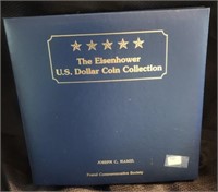 A complete collection of Eisenhower Dollars