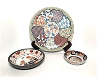 Mikado Sigma Charger on Stand & Asian Bowls