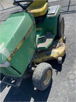 John deere 240 46" deck runs and mowes