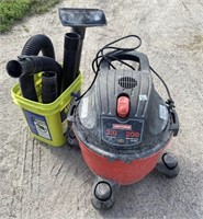 SHOP VAC & YELLOW TUB HOSE