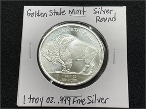Golden State Mint Buffalo Silver Round
