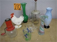 Chicken, Vases, Choppers, etc.