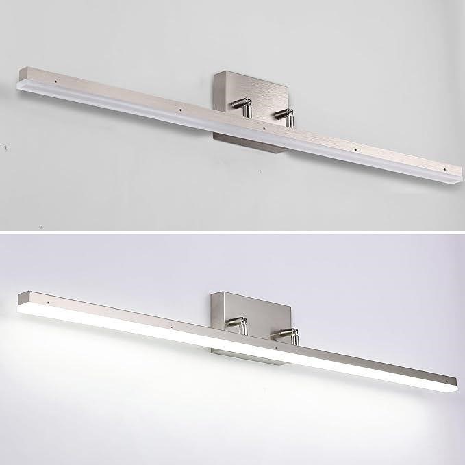Modern LED Brushed Nickel 48in Vanity Light,46W