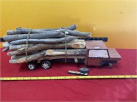 Homemade Wooden Logging Truck