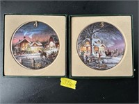 Terry Redlin Christmas Circle Ornaments - The Hadl