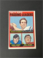 1972 Topps NFC Passing Leaders w/ Roger Staubach