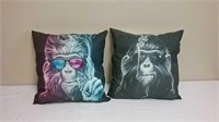 2 Unused Planet Of The Apes Throw Pillows
