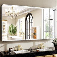 Easly Bathroom Mirror for Wall, 48x30 Inch Rectang
