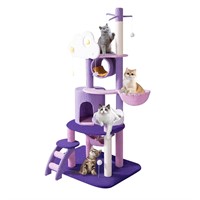 67 Inch Cat Tree for Indoor, Large Cat Tower with