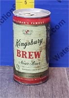 Vintage Kingsbury Brew Near Beer Can