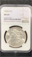 1900-O NGC MS64 Silver Morgan Dollar