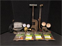 Gages, Pipe Cutter, & Natural Pond Cleaners